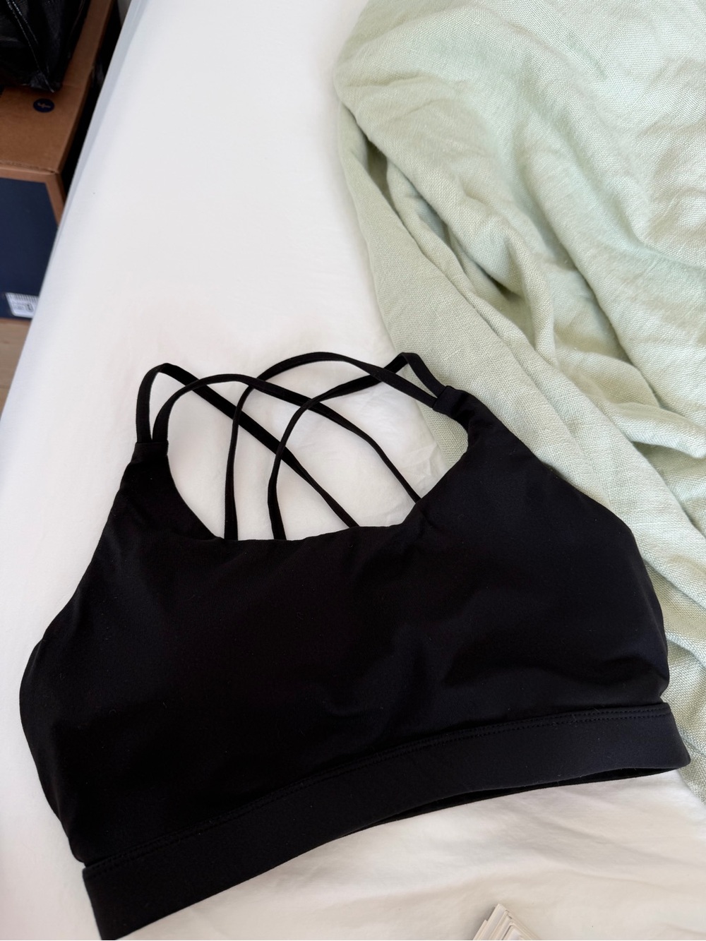 lululemon athletica Black Strappy Sports Bra